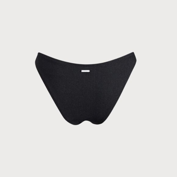 Berlook Black Ribbed O-Ring Bikini Bottom ONLY 69 - Picture 8 of 10